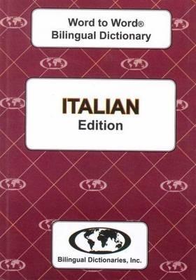 English-Italian & Italian-English Word-to-Word Dictionary - C. Sesma - cover