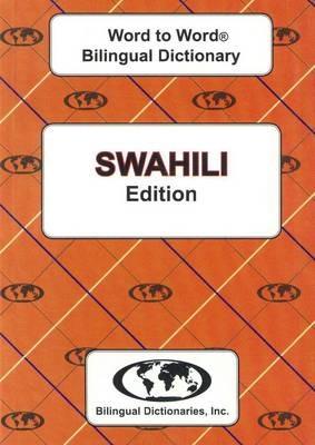 English-Swahili & Swahili-English Word-to-Word Dictionary - C. Sesma,A. Christin - cover