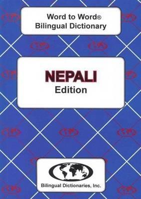 English-Nepali & Nepali-English Word-to-Word Dictionary - C. Sesma - cover