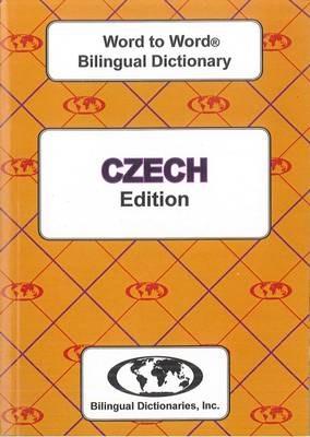 English-Czech & Czech-English Word-to-Word Dictionary - C. Sesma - cover
