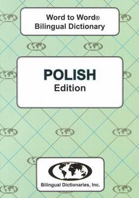 English-Polish & Polish-English Word-to-Word Dictionary - C. Sesma - cover