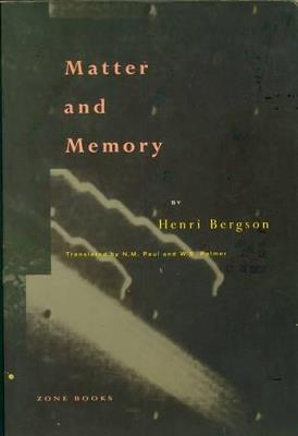 Matter and Memory - Henri Bergson - cover