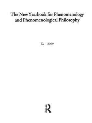 The New Yearbook for Phenomenology and Phenomenological Philosophy: Volume 9, Special Issue - cover