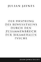 Der Ursprung des Bewu?tseins durch den Zusammenbruch der bikameralen Psyche - Julian Jaynes - cover