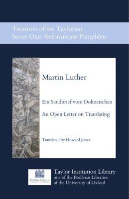 Ein Sendbrief vom Dolmetschen - An Open Letter on Translating - Martin Luther - cover