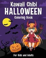 Kawaii Chibi Halloween Coloring Book: Halloween Coloring Page Japanese Manga Lovable and Anime Style Cute Characters