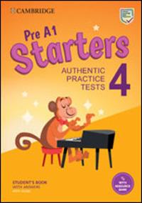 Pre A1 Starters 4 Student's Book with Answers with Audio with Resource Bank: Authentic Practice Tests - cover
