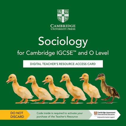 Cambridge IGCSE™ and O Level Sociology Digital Teacher's Resource Access Card - Katherine Roberts - cover