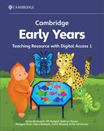 Cambridge Early Years. Teaching resource (2024). Con espansione online. Vol. 1