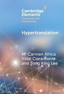 Hypertranslation - Mª Carmen África Vidal Claramonte,Tong King Lee - cover