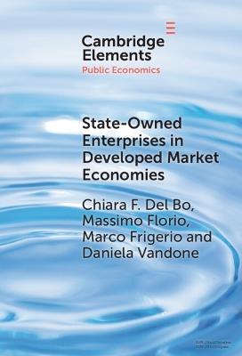State-Owned Enterprises in Developed Market Economies: Theory and Empirics - Chiara F. Del Bo,Massimo Florio,Marco Frigerio - cover