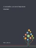 A Lexicalist Account of Argument Structure - Stefan Müller - cover