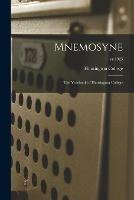 Mnemosyne: the Yearbook of Huntington College; yr.1923