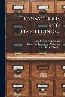 Libro in inglese Transactions and Proceedings...  - Henry Richard 1850-1924 Tedder
