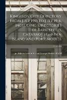 Libro in inglese Kingston City Directory From July 1915 to July 1916, Including Directories of Barriefield, Cataraqui Garden Island and Portsmouth.; 1915-1916 