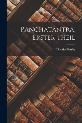 Panchatantra, erster Theil - Theodor Benfey - cover
