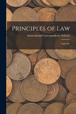 Principles of Law: Appendix - cover