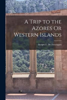 A Trip to the Azores Or Western Islands - Borges F De Henriques - cover