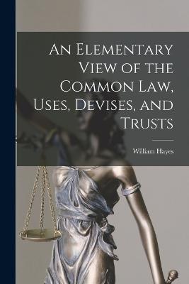 An Elementary View of the Common Law, Uses, Devises, and Trusts - William Hayes - cover
