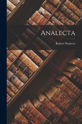 Analecta - Robert Wodrow - cover
