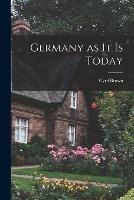 Germany as it is Today - Cyril Brown - cover
