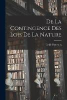 De La Contingence Des Lois De La Nature