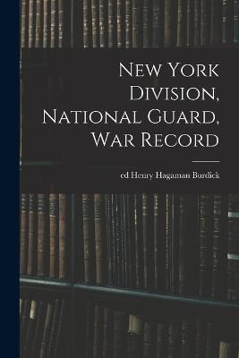 New York Division, National Guard, war Record - cover