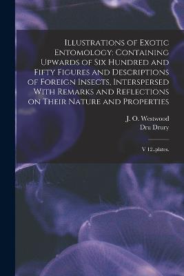 Illustrations of Exotic Entomology: Containing Upwards of six Hundred and Fifty Figures and Descriptions of Foreign Insects, Interspersed With Remarks and Reflections on Their Nature and Properties: V 12..plates. - J O 1805-1893 Westwood,Dru Drury - cover