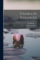 Studies in Paranoia - Nikolaus Gierlich,Max Friedmann - cover
