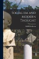 Socialism and Modern Thought - Moritz Kaufmann - cover