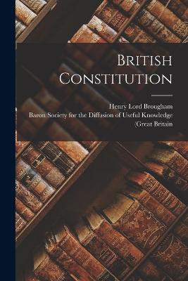 British Constitution - Henry Lord Brougham - cover