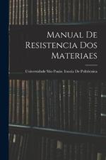 Manual De Resistencia Dos Materiaes