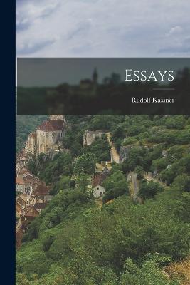 Essays - Rudolf Kassner - cover