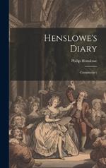 Henslowe's Diary: Commentary