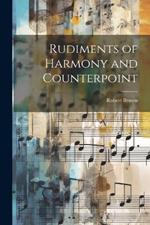 Rudiments of Harmony and Counterpoint