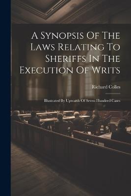 A Synopsis Of The Laws Relating To Sheriffs In The Execution Of Writs: Illustrated By Upwards Of Seven Hundred Cases - Richard Colles - cover