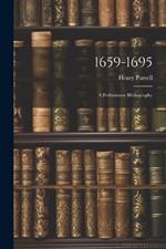 1659-1695: A Preliminary Bibliography