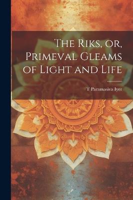 The Riks, or, Primeval Gleams of Light and Life - T Paramasiva Iyer - cover