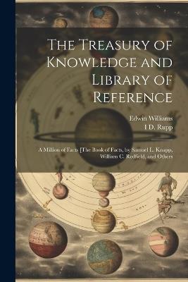 The Treasury of Knowledge and Library of Reference: A Million of Facts [The Book of Facts, by Samuel L. Knapp, William C. Redfield, and Others - Edwin Williams,I D Rupp - cover