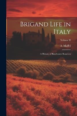 Brigand Life in Italy: A History of Bourbonist Reaction; Volume II - A Maffei - cover