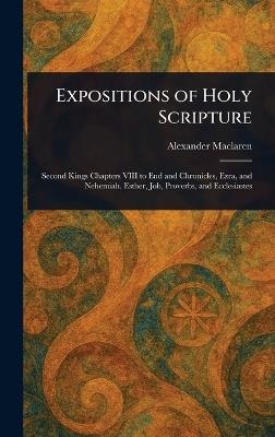 Expositions of Holy Scripture - Alexander MacLaren - cover