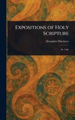 Expositions of Holy Scripture - Alexander MacLaren - cover