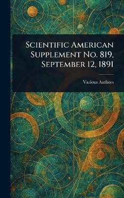 Scientific American Supplement No. 819, September 12, 1891 - Various - cover