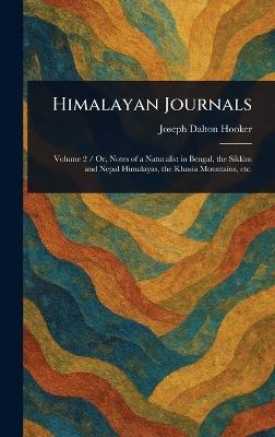 Himalayan Journals - Joseph Dalton Hooker - cover