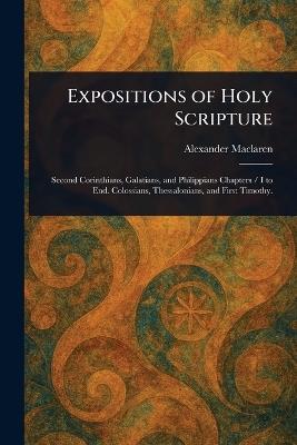 Expositions of Holy Scripture - Alexander MacLaren - cover