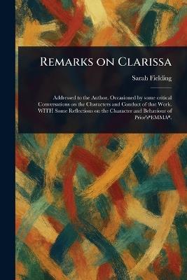 Remarks on Clarissa - Sarah Fielding - cover
