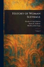 History of Woman Suffrage