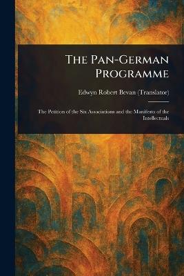 The Pan-German Programme - Edwyn Robert Bevan - cover