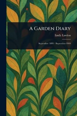 A Garden Diary - Emily Lawless - cover