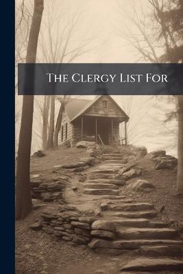 The Clergy List For - cover